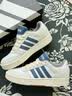adidas「小锯齿」D-PAD CLASSIC美高风篮球风板鞋男女阿迪达斯   白色/蓝色/棕色   42 实拍图