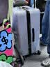 不莱玫王俊凯同款大容量行李箱拉杆箱旅行箱密码箱学生托运箱26英寸蓝色 实拍图