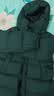 保姆鹅 【风墙】儿童羽绒服宝宝中长款护脸厚款外套保暖童装[NG2664] 炭黑 130 实拍图