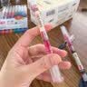 得力（deli）速干直液笔签字笔 0.5mm全针管学生中性笔 办公水笔直液式走珠笔 黑色30支/盒33788 实拍图