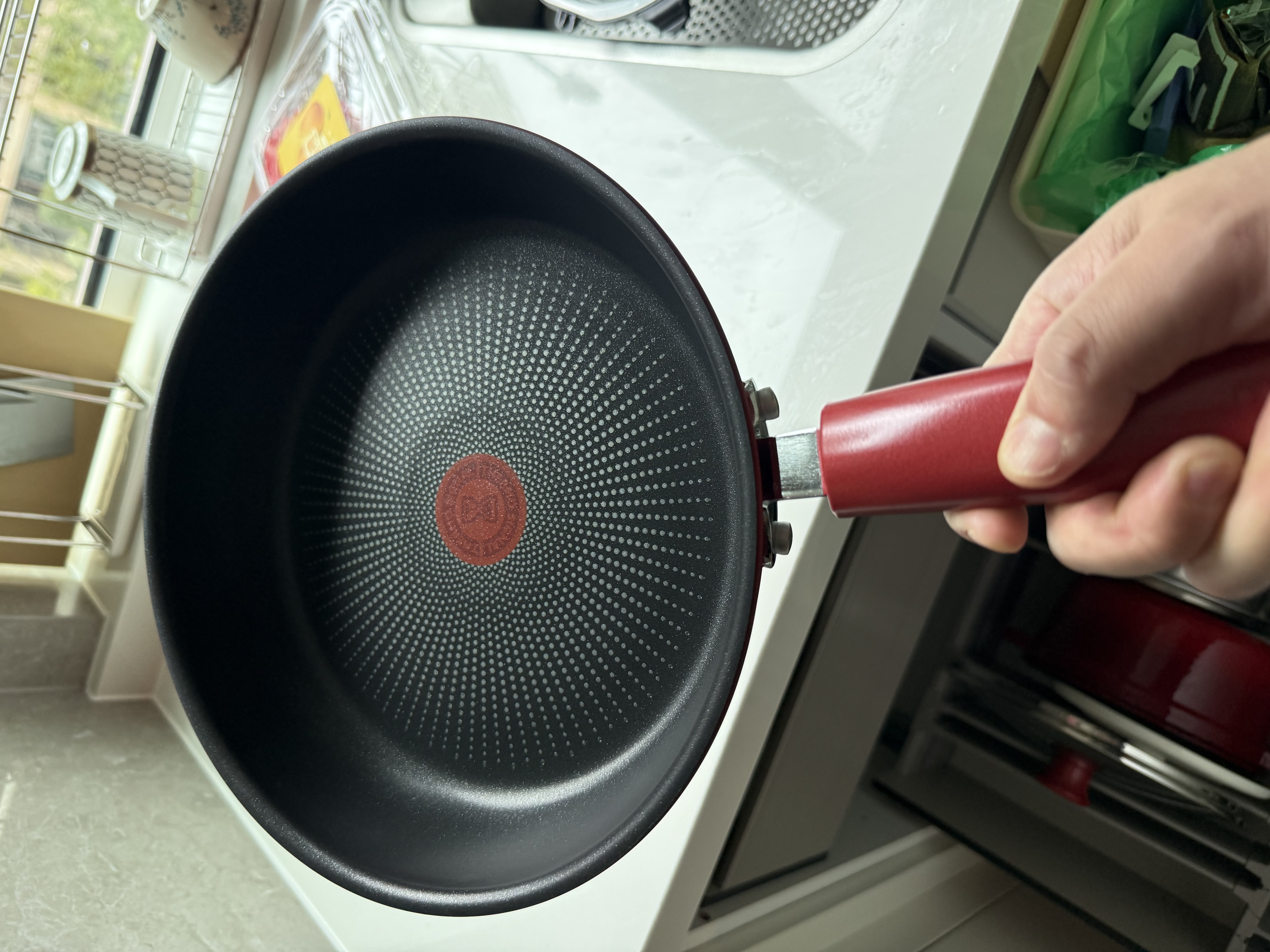 特福（Tefal）平底锅家用牛排不粘煎锅少油烟有钛煎饼锅电磁炉通用可进洗碗机 实拍图