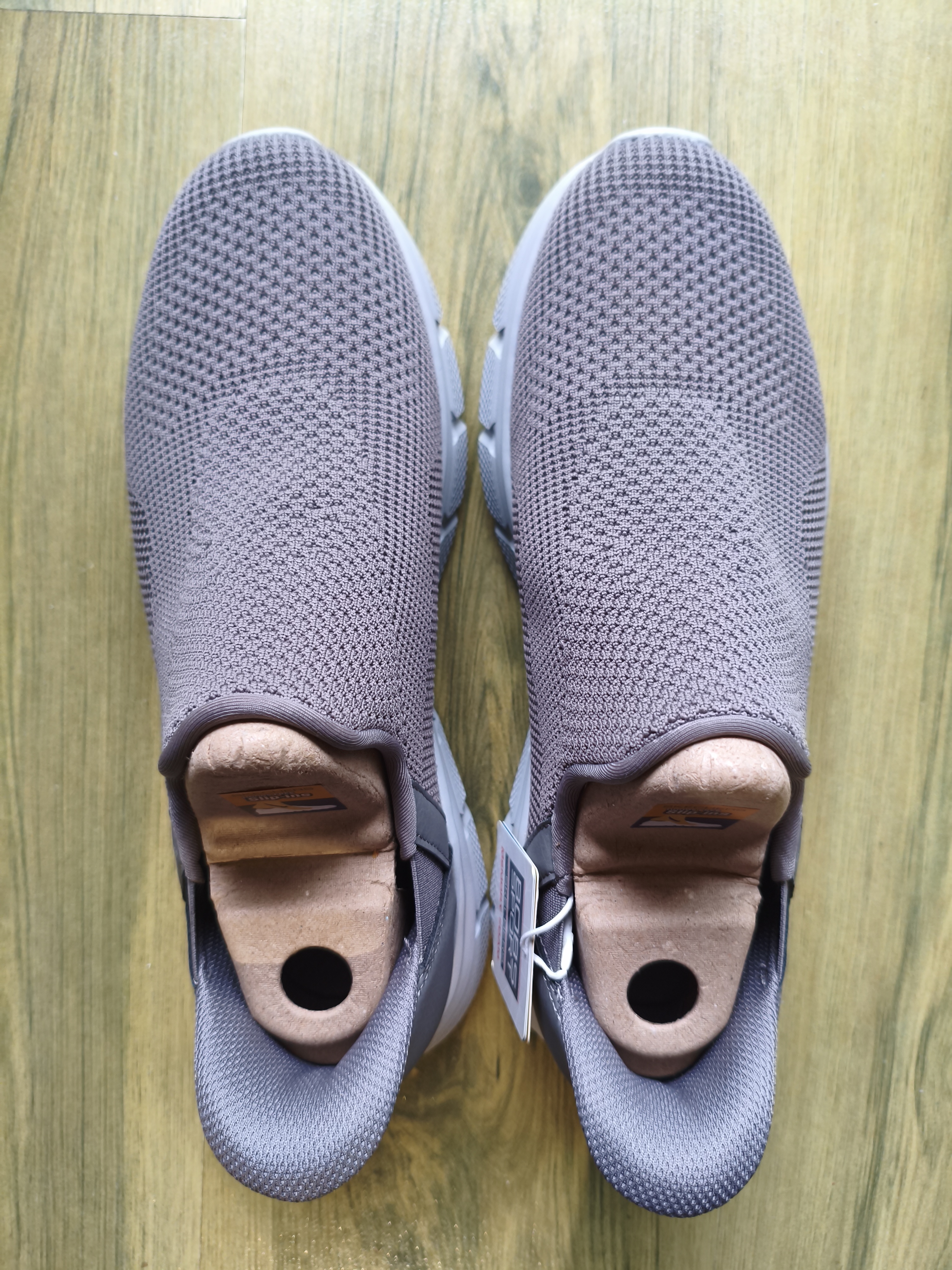 斯凯奇（Skechers）闪穿健步鞋男鞋冬季轻便休闲鞋一脚蹬软底运动鞋118306 实拍图