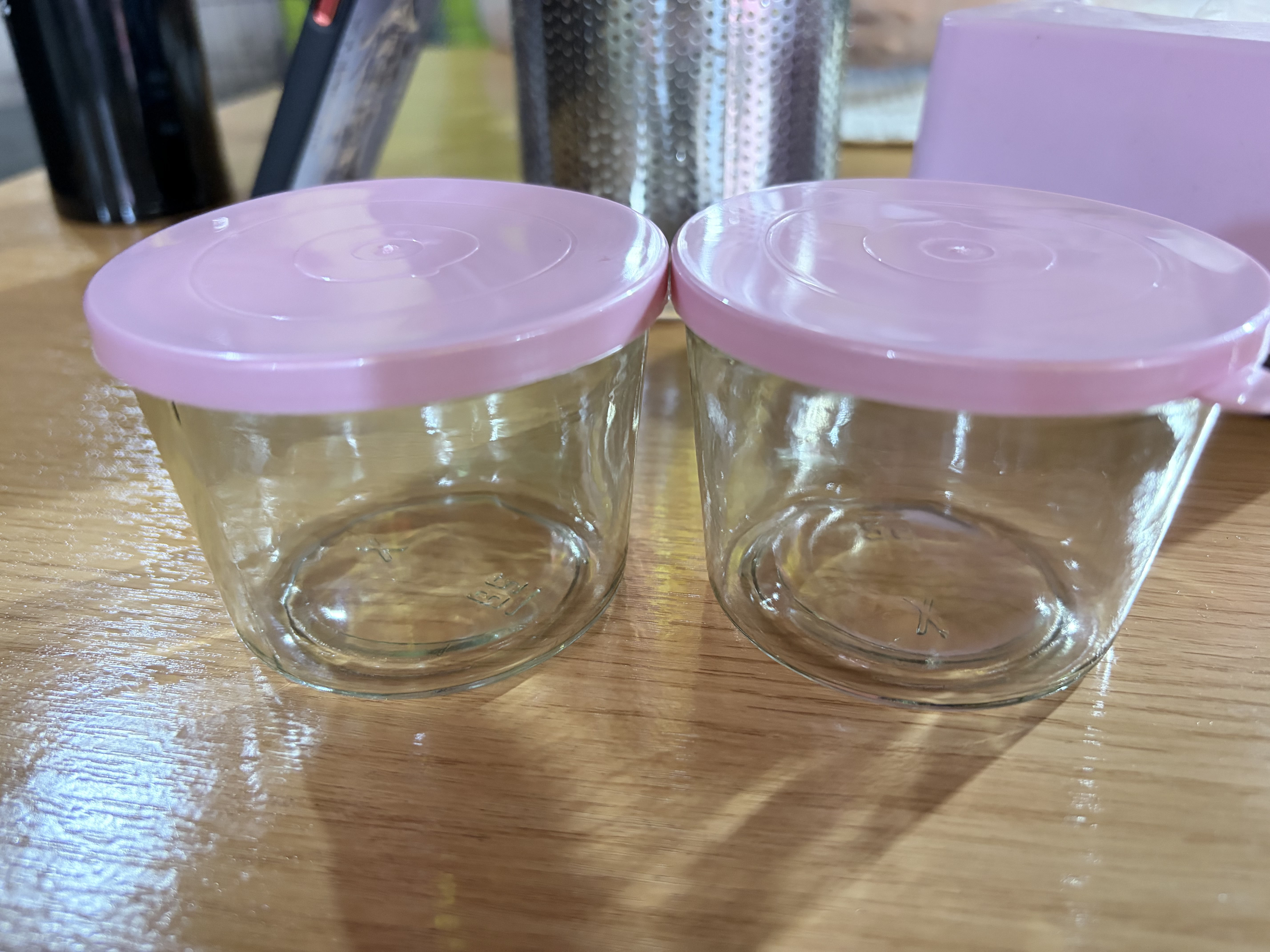 网红咸菜碗玻璃密封罐加厚酱菜盒冰箱保鲜罐小菜泡菜罐分装盒 两只随机装 2个 180ml 实拍图