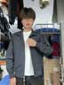 优衣库哈灵顿茄克男装女装/外套夹克487318 484610 487318/69藏青色 L 实拍图