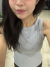 娴妃 【两件装】新款螺纹防走光无袖薄款内搭打底吊带背心女夏春季外穿 【2件装】灰色+白色 【924#】 L 【建议90-100斤】 实拍图