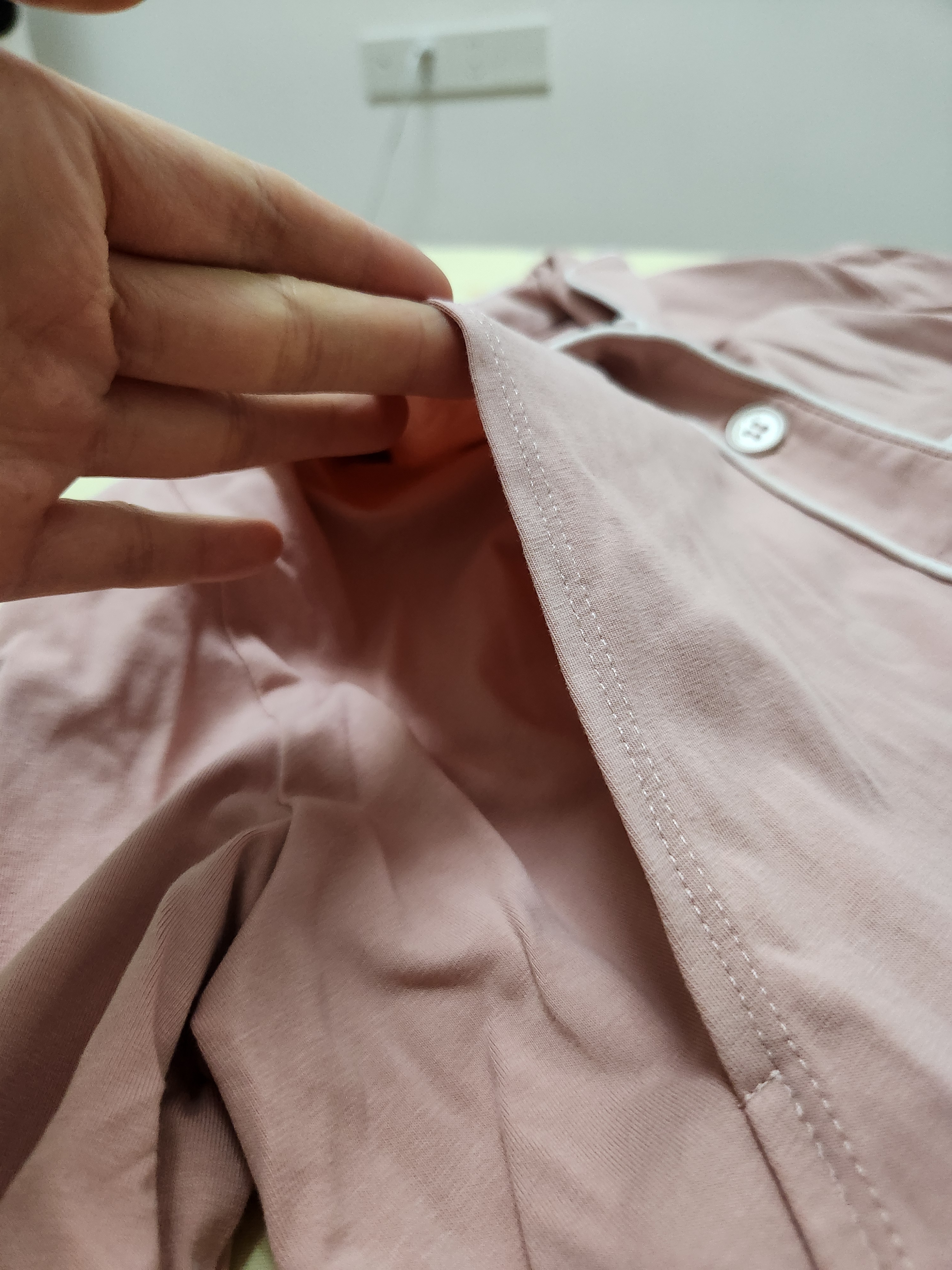 十月结晶月子服产妇春秋棉产后孕妇睡衣哺乳家居服套装 粉 M码 实拍图