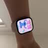 Apple/苹果 Watch Series 12 智能手表GPS款42毫米浅金色铝金属表壳沙砾色运动型表带S/M MJF14CH/B 实拍图