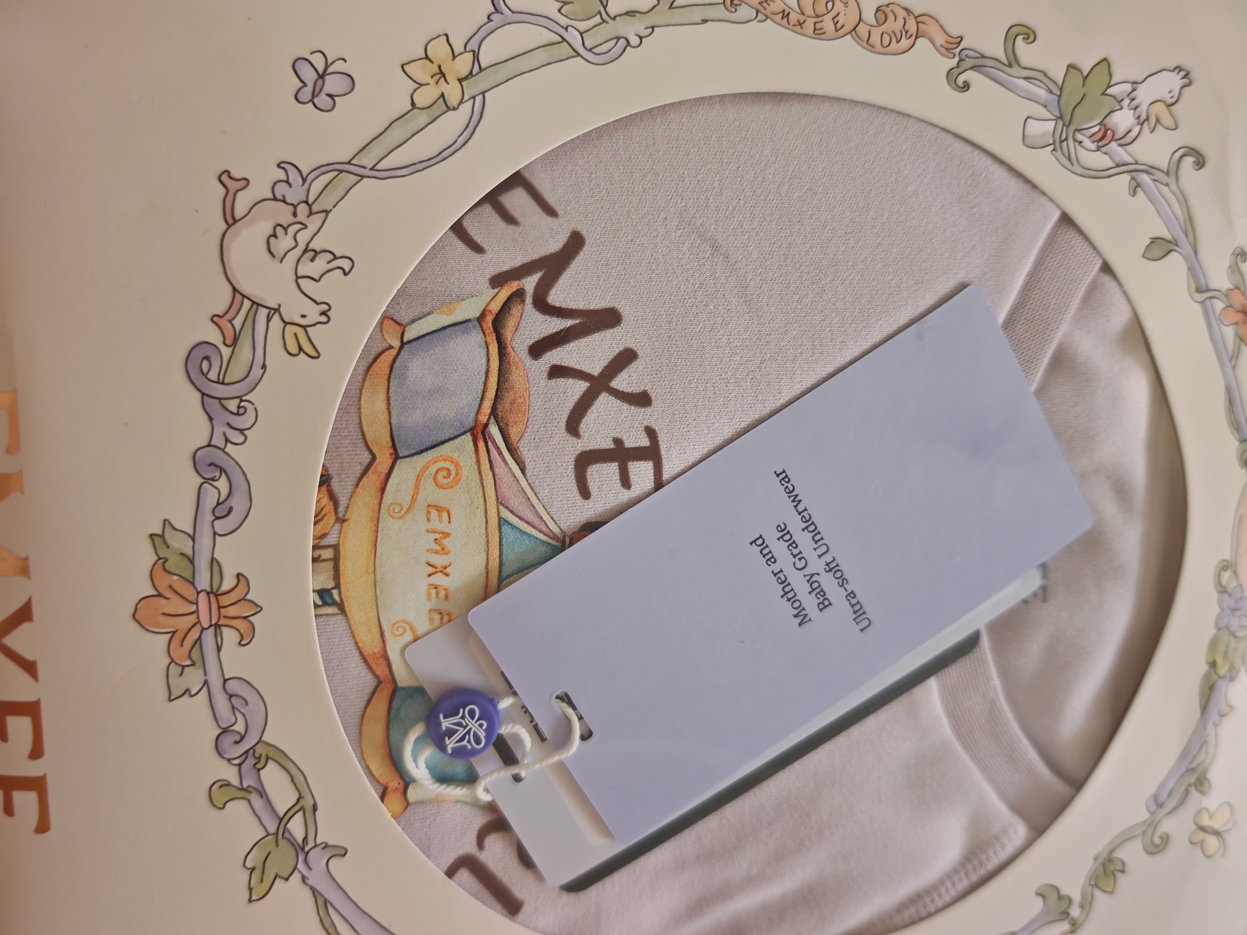 嫚熙（EMXEE）婴儿浴巾儿童宝宝纱布浴巾新生儿浴袍洗澡包巾大尺寸 海底空间【110×110cm】 实拍图
