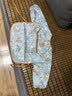 9i9宝宝吃饭罩衣纯棉长袖防水婴儿童围兜画画衣幼儿园围裙A149王子 实拍图