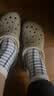 卡骆驰（CROCS）贝雅洞洞鞋男鞋女鞋轻便耐磨一脚蹬拖鞋休闲鞋百搭花园鞋|10126 卵石色-2V3(含智必星) 39 (240mm) 实拍图