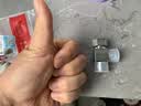 潜水艇（Submarine）FH1/2F*1/2M三通分水器一进二出主体黄铜分流器无开关4分活接 实拍图
