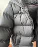 保姆鹅 儿童羽绒服宝宝短款加厚白鸭绒外套男童女童保暖防风冬[NG2637] 黑 110 实拍图