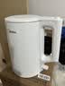 美的（Midea）电热水壶食品级304不锈钢自动断电双层防烫全钢无缝1.5L容量 MK-HJ1566 实拍图