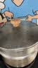 京东京造【316L不锈钢汤锅+蒸屉】无涂层多功能电磁炉燃气灶蒸煮炖锅24cm 实拍图