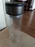 【京东物流配送】高硼硅双层玻璃杯大容量泡茶杯水杯子茶水分离杯 【双层加厚】茶杯350ml1只 实拍图