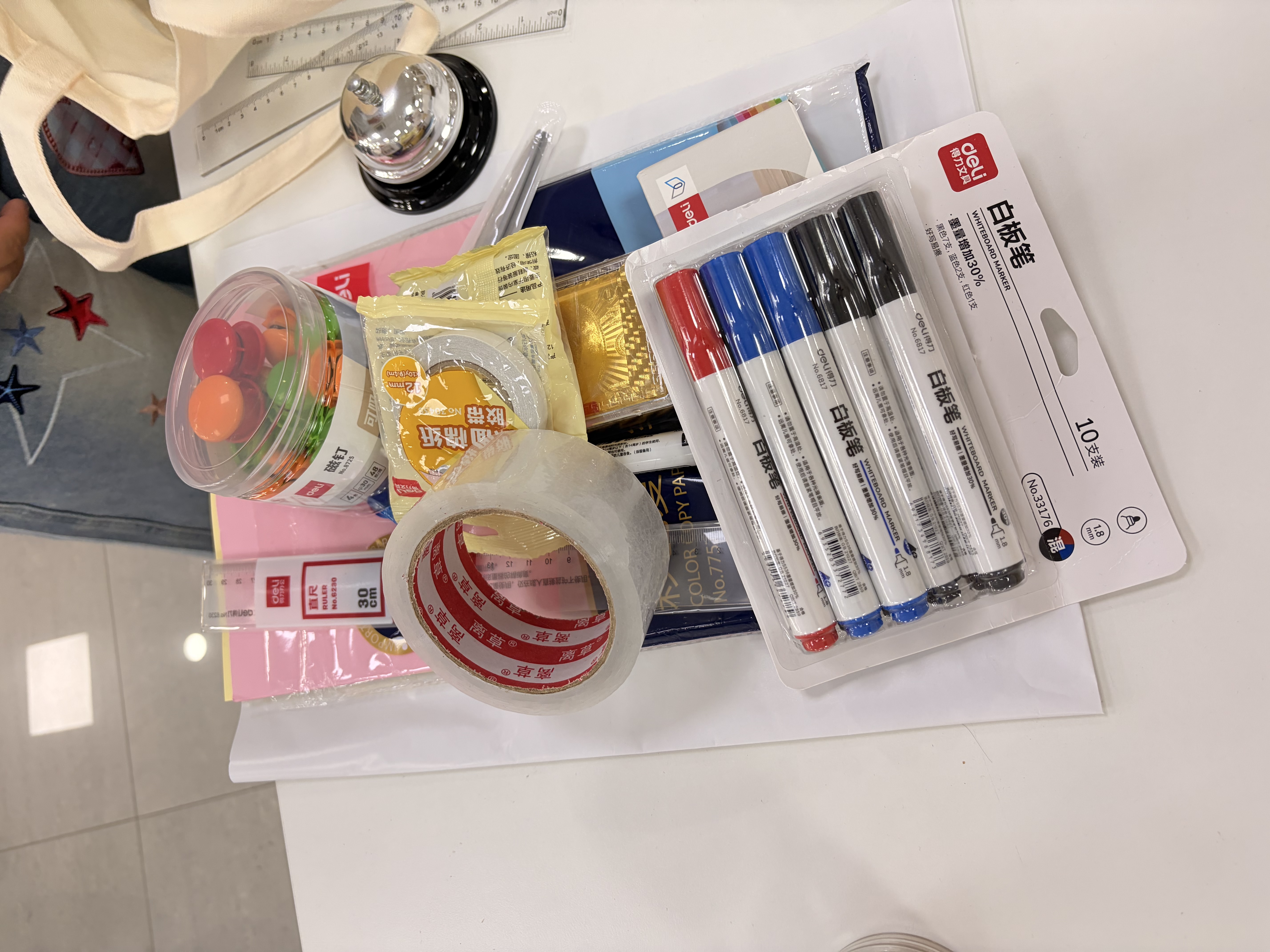 得力（deli）速干按动刷题笔双珠ST笔头0.5mm学生中性笔考试笔双核芯黑笔水笔黑色12支/盒S08-E 实拍图