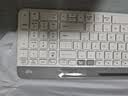 罗技（Logitech）时尚系列 K580 无线蓝牙键盘 办公键盘 便携超薄 笔记本键盘 平板键盘 芍药白 101键 实拍图