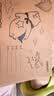 得力（deli）4本装120张A4胶装牛皮图画本单本30页幼儿园小学生美术绘画本画画本儿童涂鸦本学生开学文具 实拍图