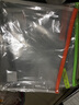 信发 TRNFA TN-2002-A4（橙色） EVA环保材质防水文件袋/方块透明拉链袋 六角网格资料袋/学生办公果冻系 实拍图