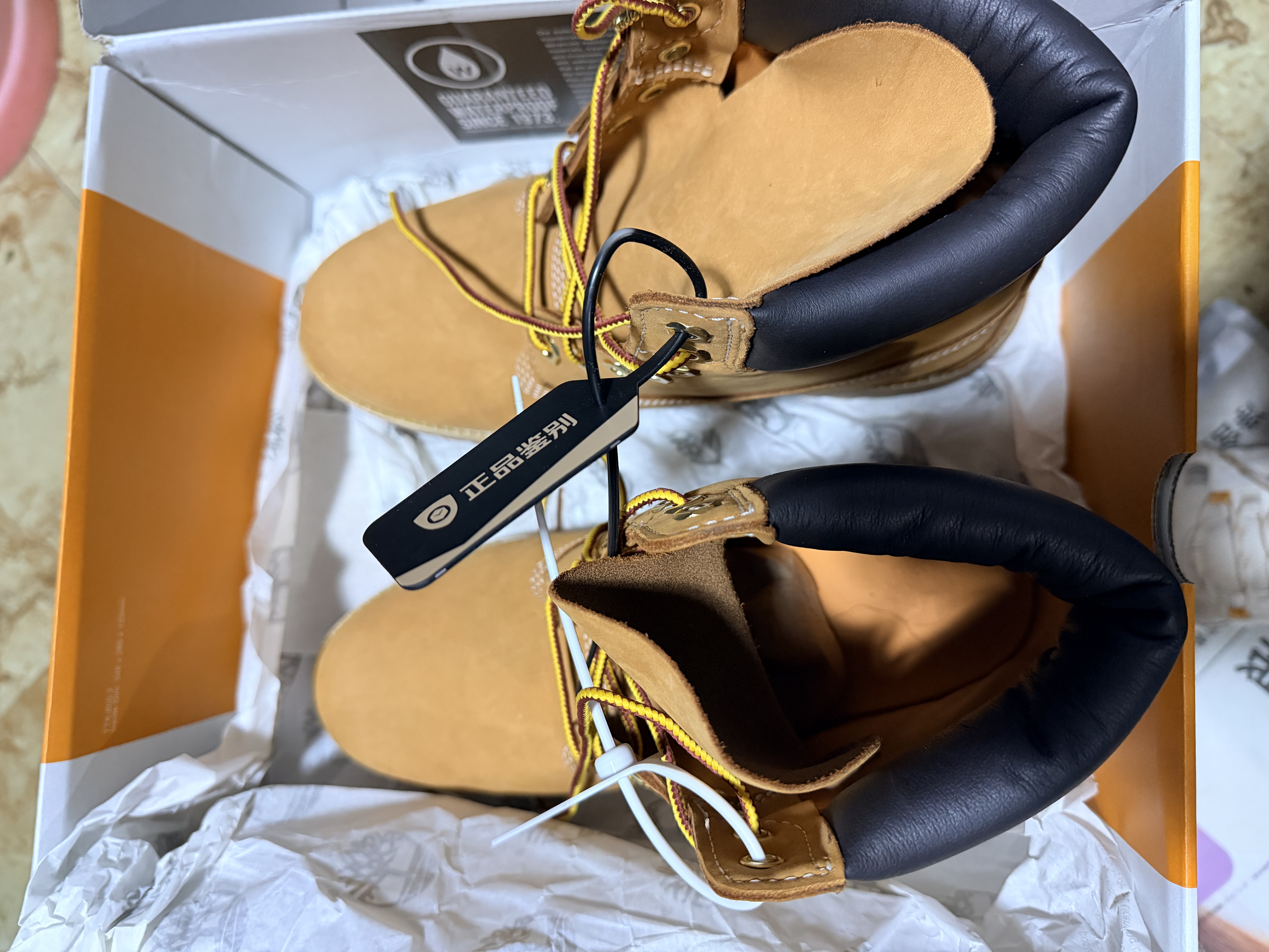 添柏岚（Timberland）踢不烂经典大黄靴高帮马丁靴户外防水真皮宽版男 10061W 42 实拍图