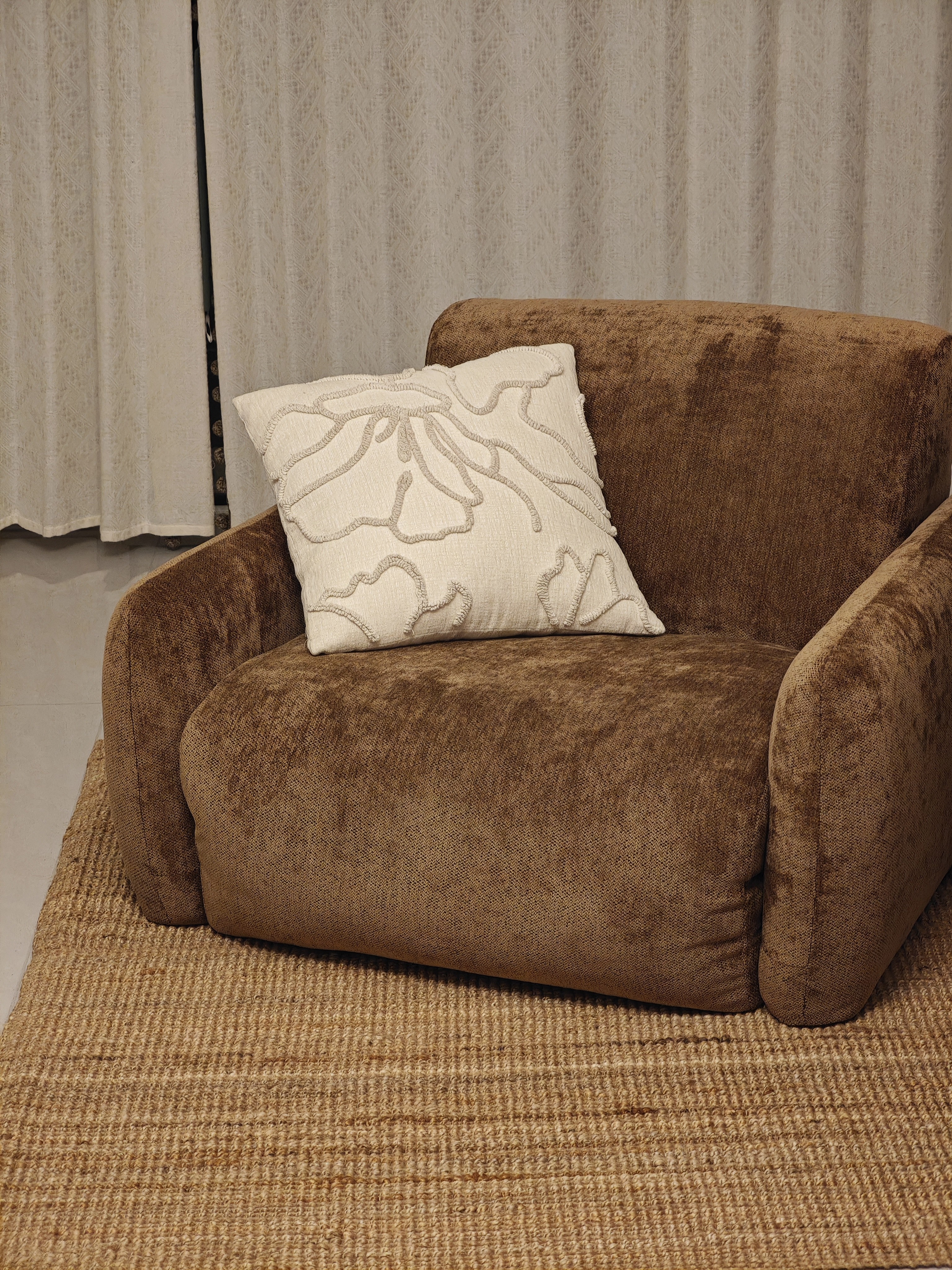 宜家（IKEA）LOHALS鲁哈斯平织地毯黄麻天然耐用客厅地垫现代简约 自然色地毯80x150cm 实拍图
