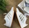 adidas双11主推 ENTRAP美式校园风运动鞋少年感复古板鞋阿迪达斯   白/金色   38 实拍图