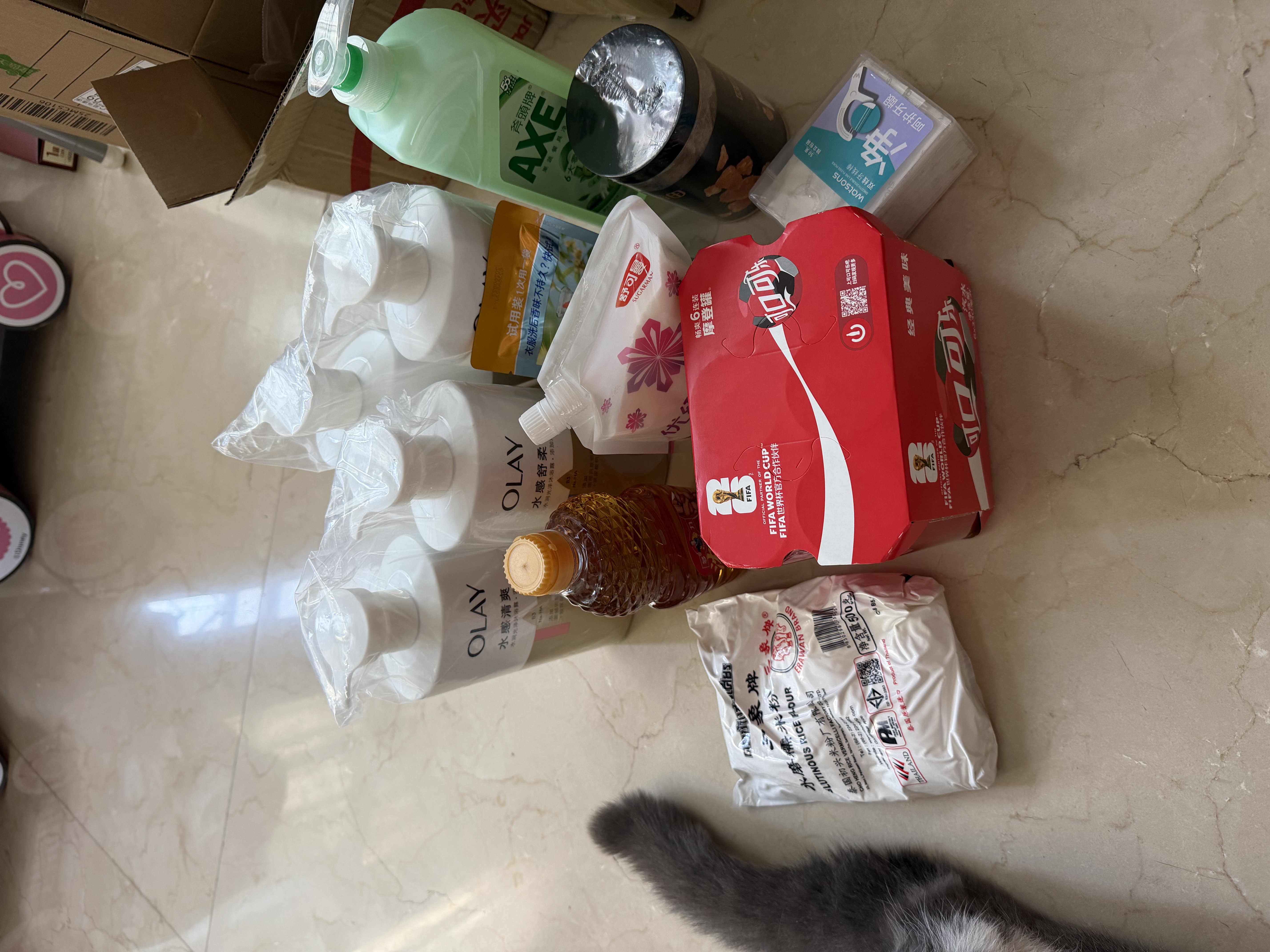 OLAY水润沐浴露抹茶730ml+洋甘菊730ml 滋润保湿  新旧包装随机 实拍图