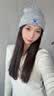卡尔美（KELME）帽子男女秋冬季保暖户外滑雪毛线帽冷帽针织帽骑行防寒运动护耳帽 实拍图