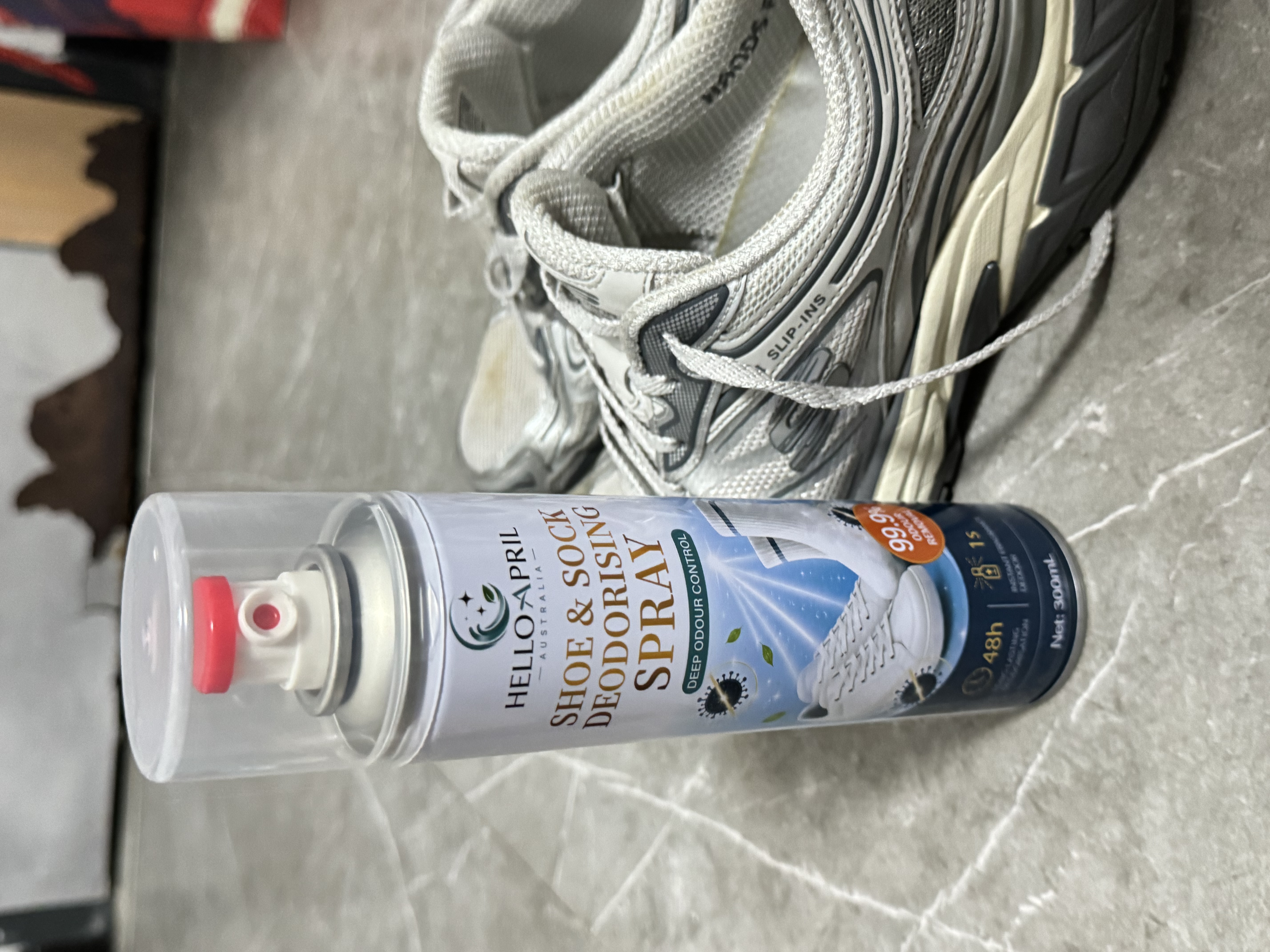 HELLO APRIL银离子鞋子除臭杀菌喷雾剂去异味防脚气脚臭球鞋袜柜速干持久留香 实拍图