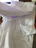 熠帛冬季防静电白大褂实验室男女药厂药店诊所牙科学生化学防酸碱 长袖纽扣袖口厚款（不勒手腕） M (165) （体重115斤以下） 实拍图