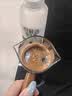 玻璃小奶盅带刻度带木手柄奶杯木柄奶盅司浓缩咖啡萃取量杯咖啡杯 双嘴 实拍图