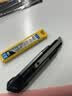晨光（M&G）办公耐用美工刀套装 铝合金黑刃18mm+刀片*10小刀手动裁纸刀拆快递纸箱壁纸刀手工 ASS913M3 实拍图