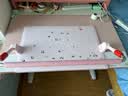 猫太子护栏坐姿矫正器儿童防低头写字矫正器小学生保护近视弯腰驼背幼儿姿势学习纠正坐读写桌面款神器粉 实拍图