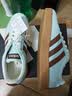 adidas「T头鞋」VL COURT CLASSIC板鞋德训鞋男女阿迪达斯轻运动 浅闪光蓝/棕色/淡绿 (推荐女生买小半码)   35.5 实拍图