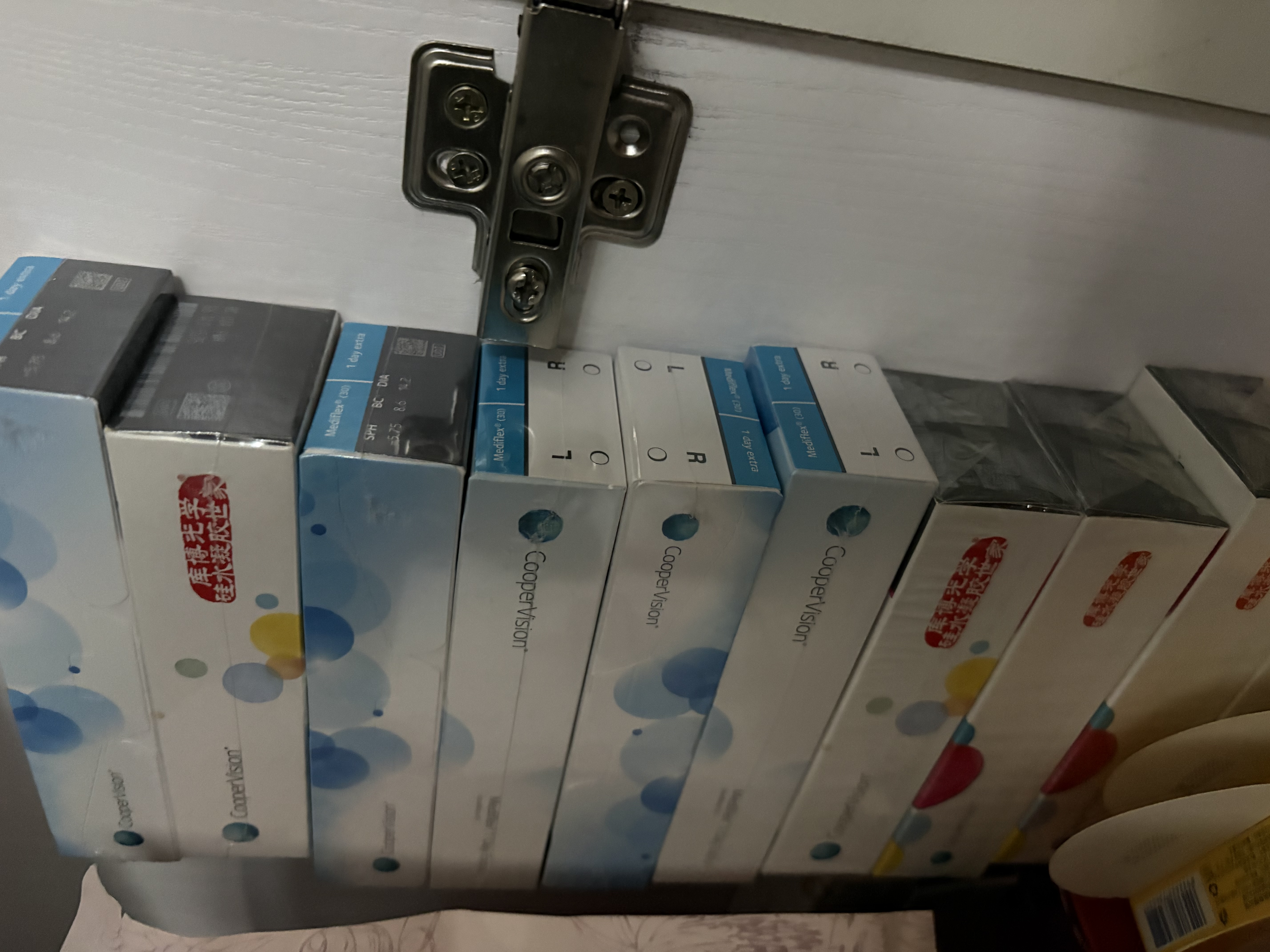 库博光学 清氧清进口透明隐形眼镜硅水凝胶日抛隐形 30片装 575度 实拍图