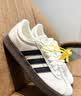 adidas双11主推 T头鞋 VL COURT CLASSIC板鞋德训鞋男女阿迪达斯 汉玉白/黑色/树脂黄   38 实拍图