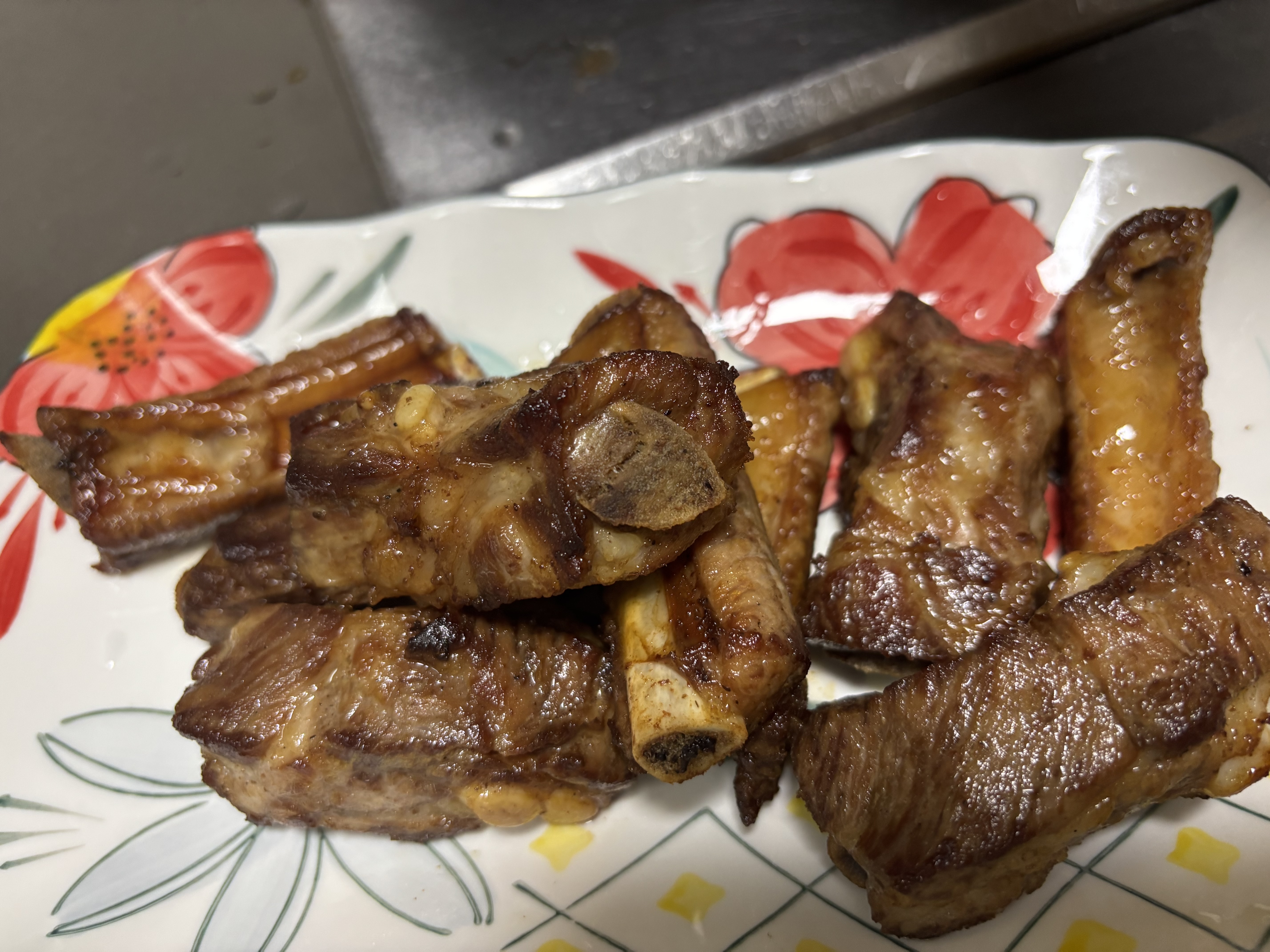 京东跑山猪黑猪精肋排 净重4斤 不含脊骨 整切排骨猪肉肋条红烧炖汤生鲜食材 实拍图