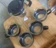 一壶四杯茶壶套装 大容量玻璃茶杯带滤网耐高温水壶茶具无底座 1000ML一壶+四杯套装【无茶盘】 实拍图