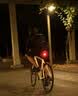 塔斯队长公路自行车尾灯智能刹车感应灯山地车夜骑警示灯前灯充电骑行配件 Q3合金款 智能感应【坐弓款】5种模式 实拍图