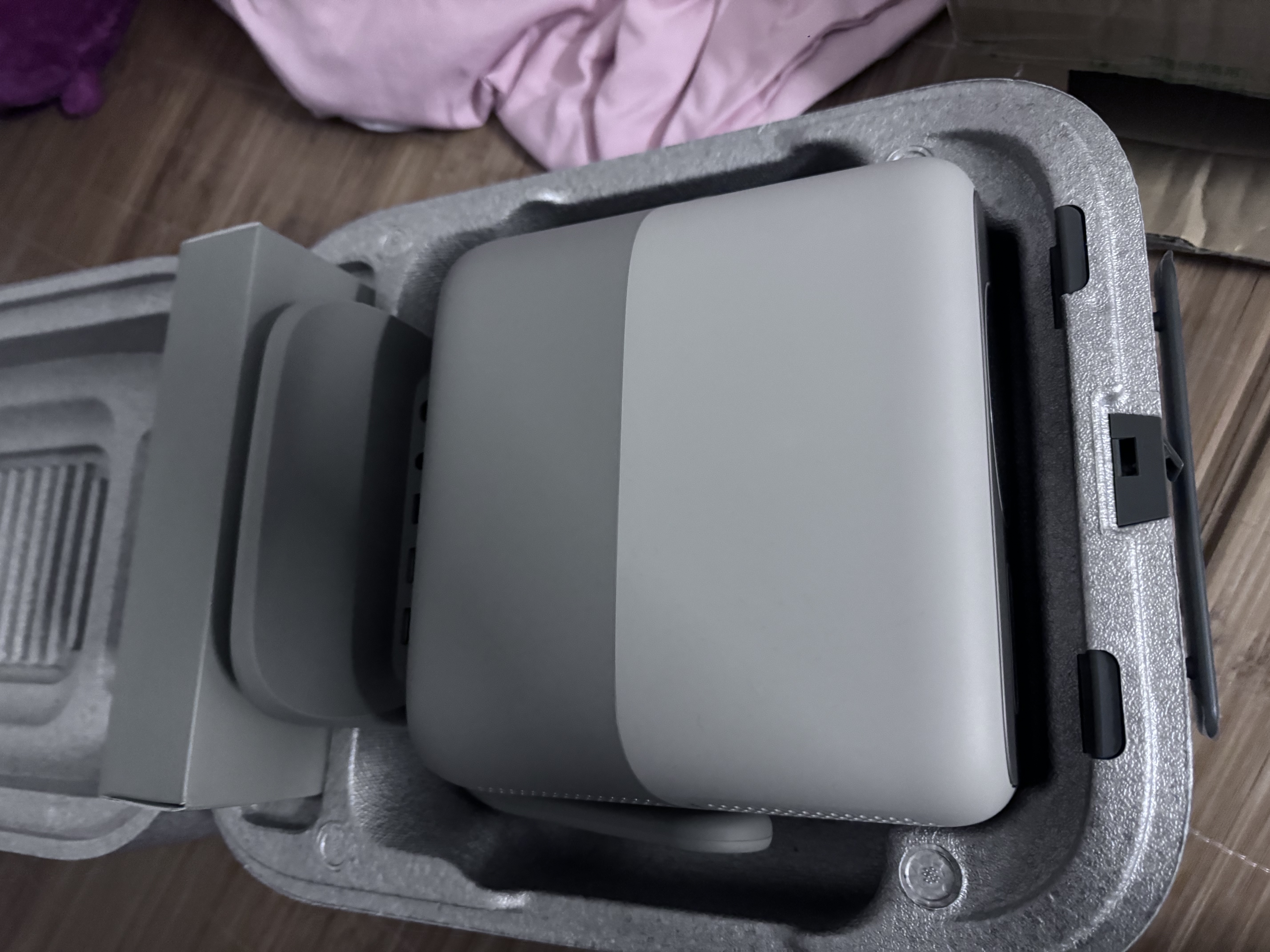 坚果投影（JMGO）N5S Pro影音套装 4K超高清三色激光云台投影仪家用 变焦移轴投影机 看球赛国家补贴3400CVIA 实拍图