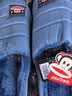 大嘴猴（paul frank）棉拖鞋男女秋冬季室内家居拖鞋毛绒保暖厚底棉鞋深蓝44-45PF607 实拍图