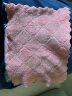 惠寻 京东自有品牌 双面珊瑚绒加厚吸水不粘油耐用擦桌子抹布 5条装 实拍图