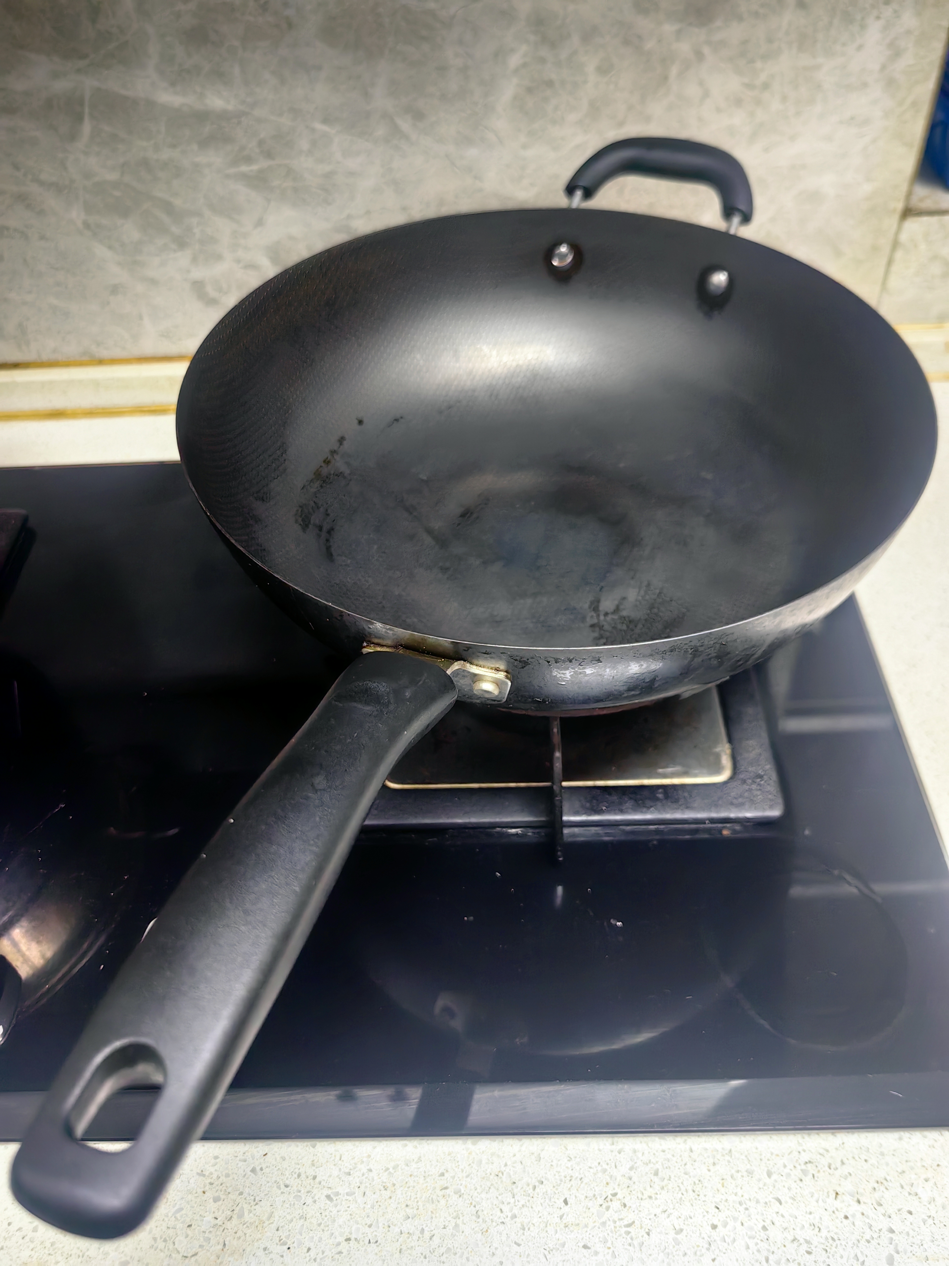 美厨（MAXCOOK）铁锅炒锅 32cm无涂层老式炒菜锅精铁锅 燃气炉电磁炉通用MDB-32 实拍图