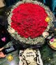 来一客情人节鲜花速递99朵红玫瑰花束生日礼物表白送女友全国同城配送 99朵红玫瑰女神款 实拍图