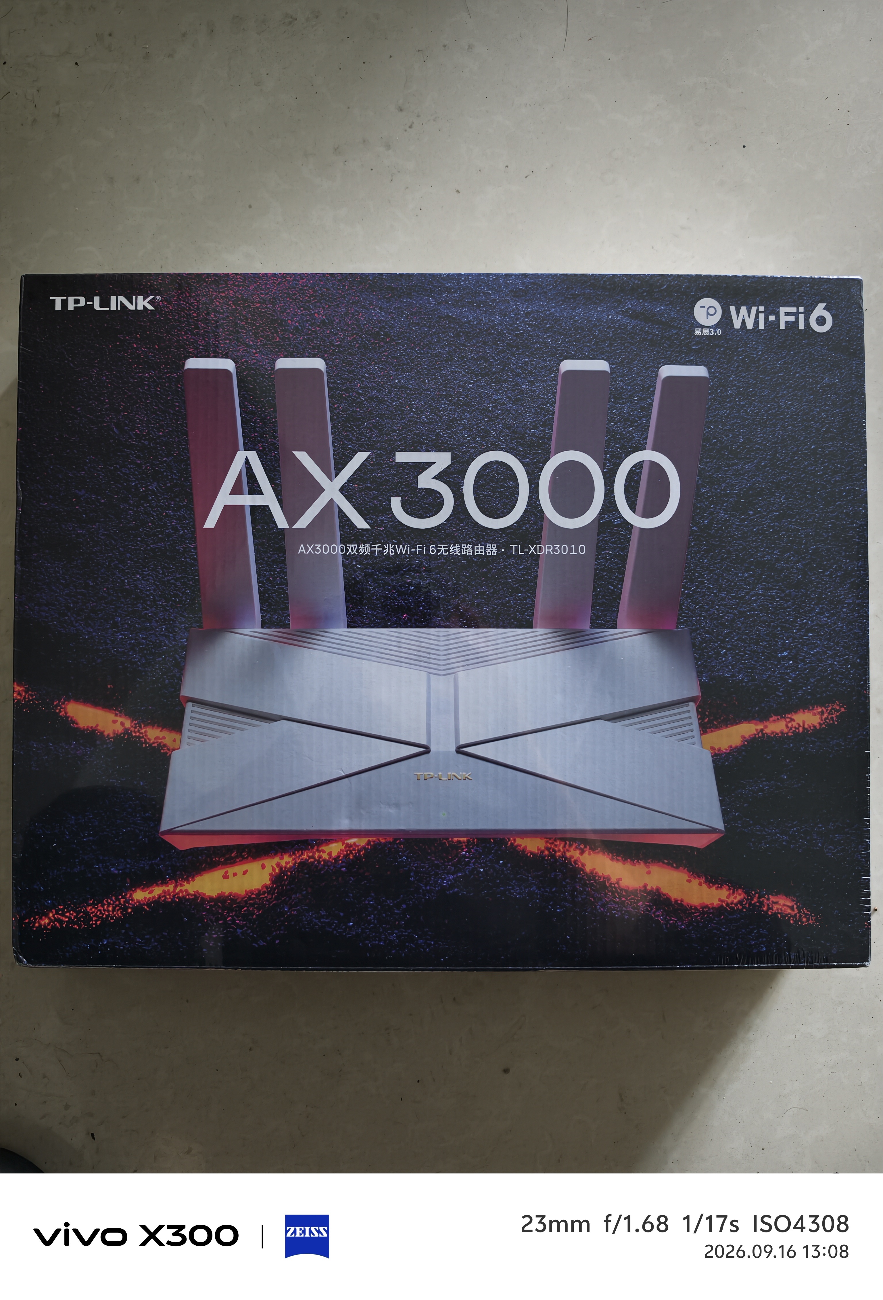 普联（TP-LINK） 大道AX3000满血WiFi6千兆无线路由器 5G双频家用穿墙 Mesh 3000M无线速率 信号增强 易展 XDR3010 实拍图