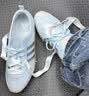 adidas「冰淇淋T头鞋」VS JOG 2.0薄底运动鞋男女阿迪达斯轻运动 黑色/浅粉 (推荐女生选小半码)   37 实拍图