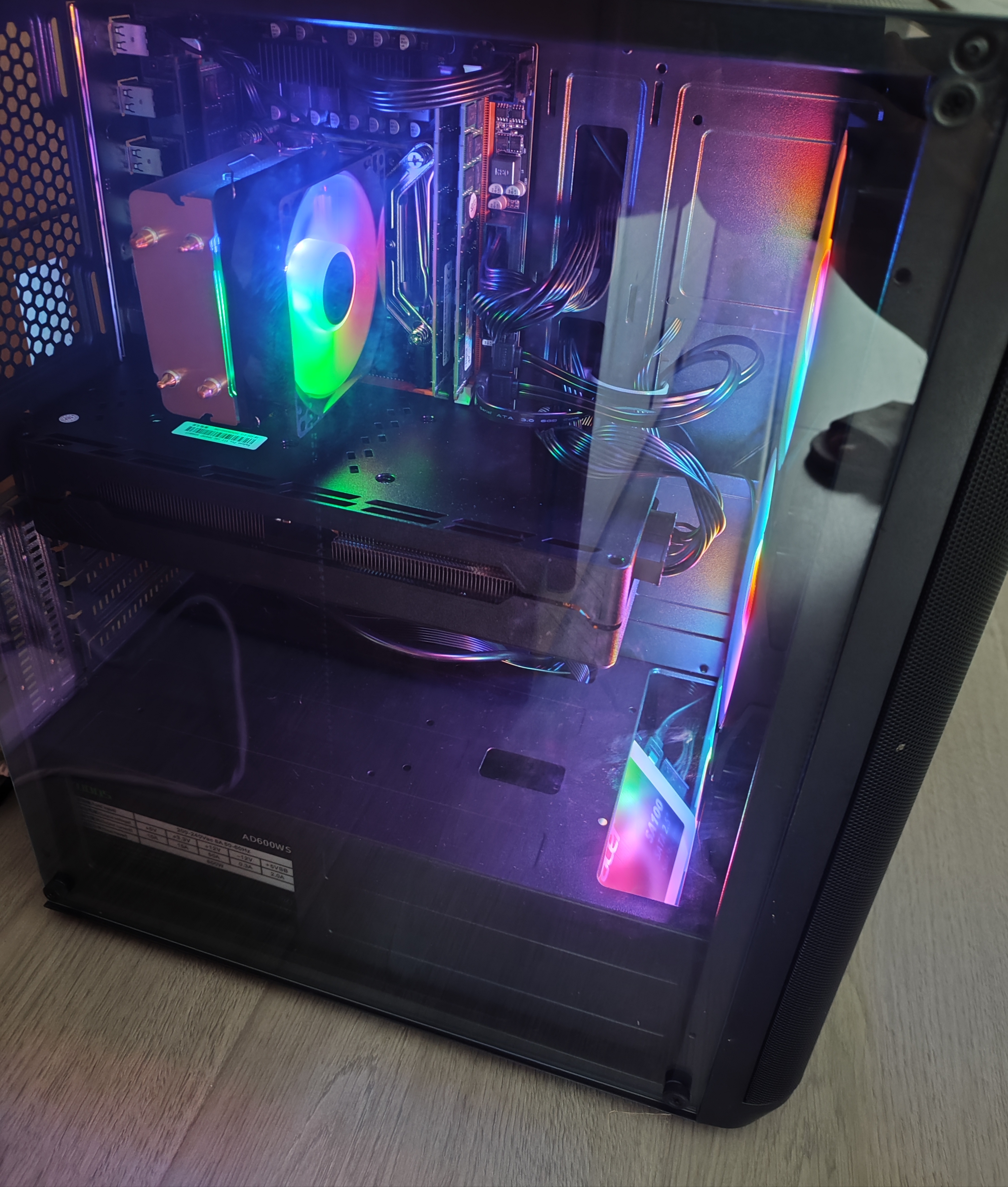 航向者英特尔i5酷睿i7升54核芯RTX5060/3060/4060台式电脑主机DIY组装电脑全套整机商务办公电竞直播游戏 电脑主机【可开13%专票】 九：i9级48芯4060独显/32G+1T高端电 实拍图