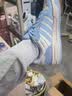 adidas双11主推 ENTRAP美式校园风运动鞋少年感复古板鞋阿迪达斯   亮白/亮光蓝   42 实拍图