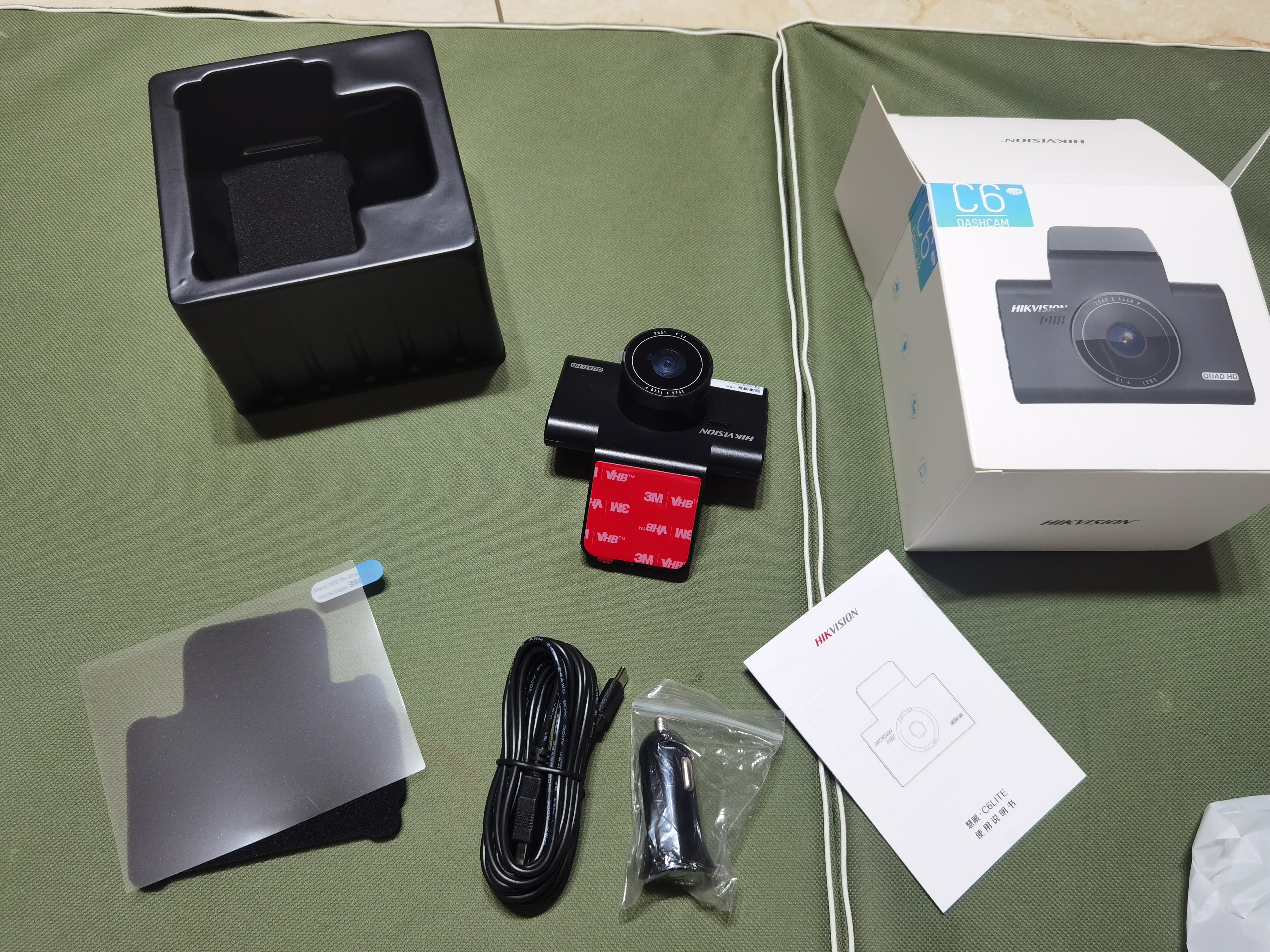 海康威视（HIKVISION）行车记录仪C6LITE 2K超高清星光夜视 4G远程停车监控超大广角 实拍图