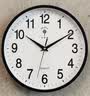 北极星（POLARIS）挂钟时尚创意客厅钟表静音简约石英钟30cm 2842黑色双十一 实拍图